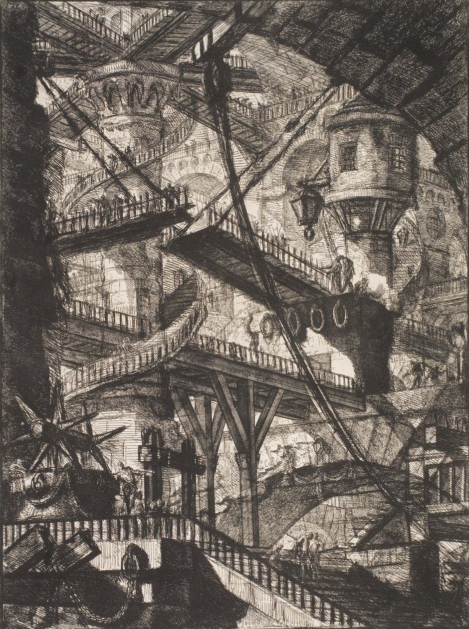 Padací most od Giovanni Battista Piranesi