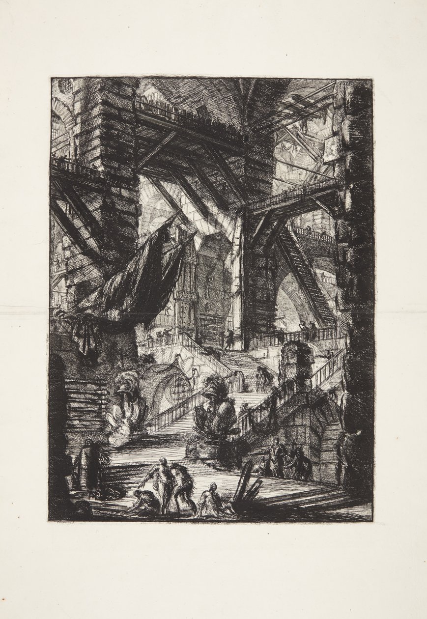 Schodiště s trofejemi od Giovanni Battista Piranesi