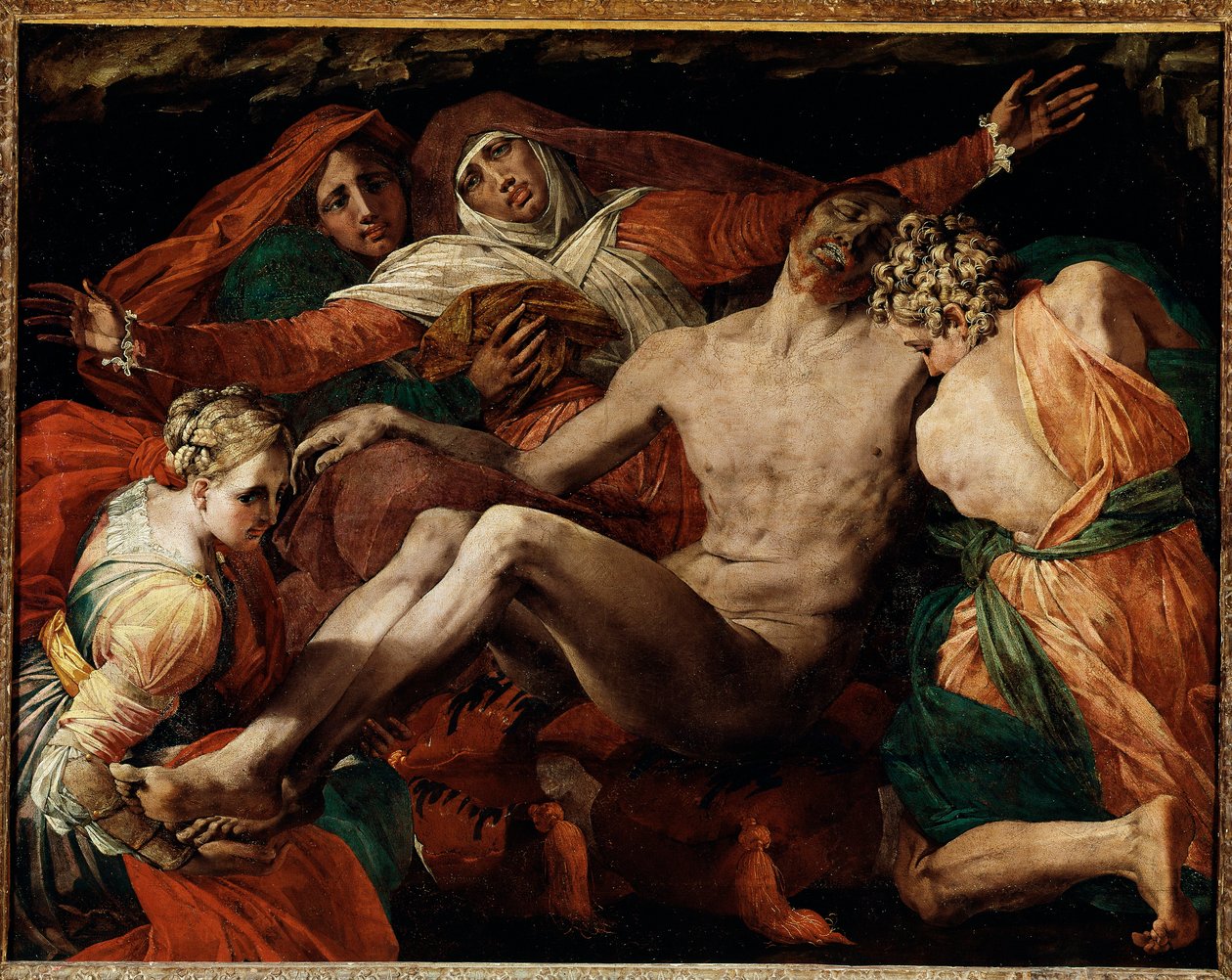 Pieta (malba od Giovanni Battista Rosso Fiorentino