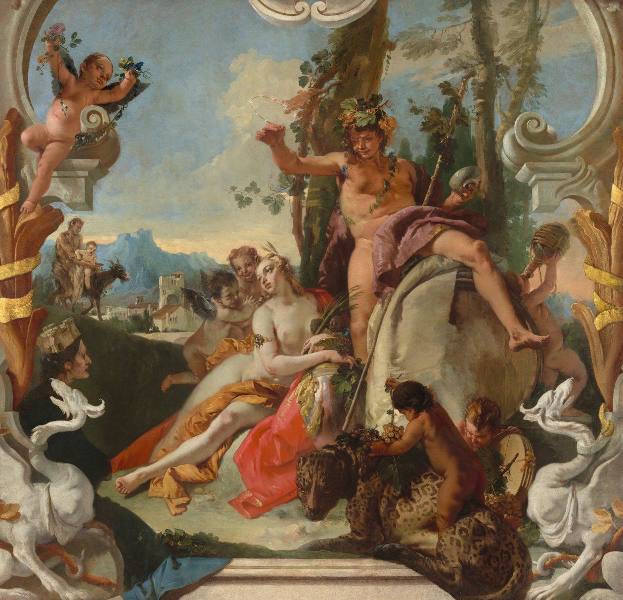 Bacchus a Ariadne, c. 17431745. od Giovanni Battista Tiepolo