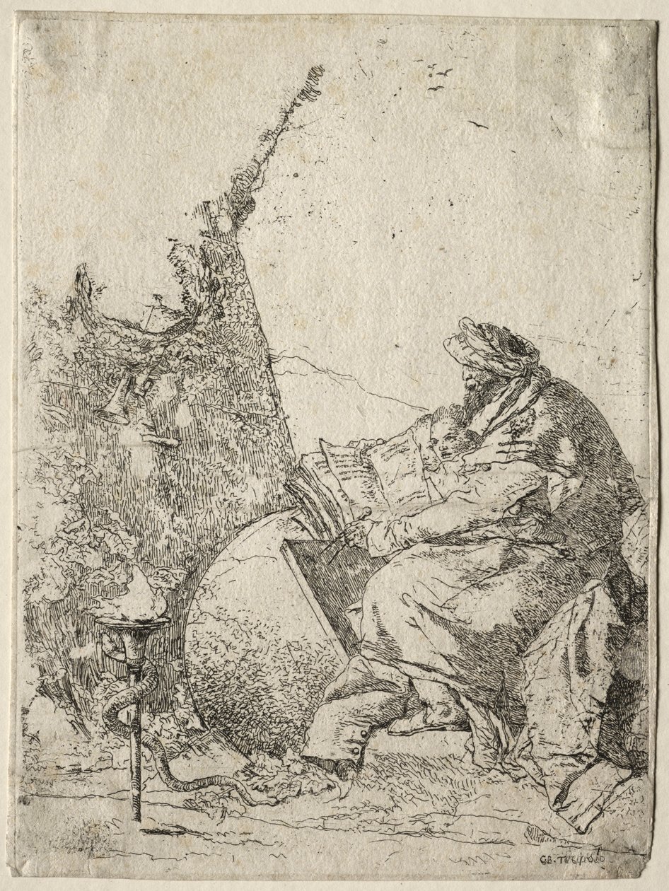 Fantasy: Filozof. od Giovanni Battista Tiepolo