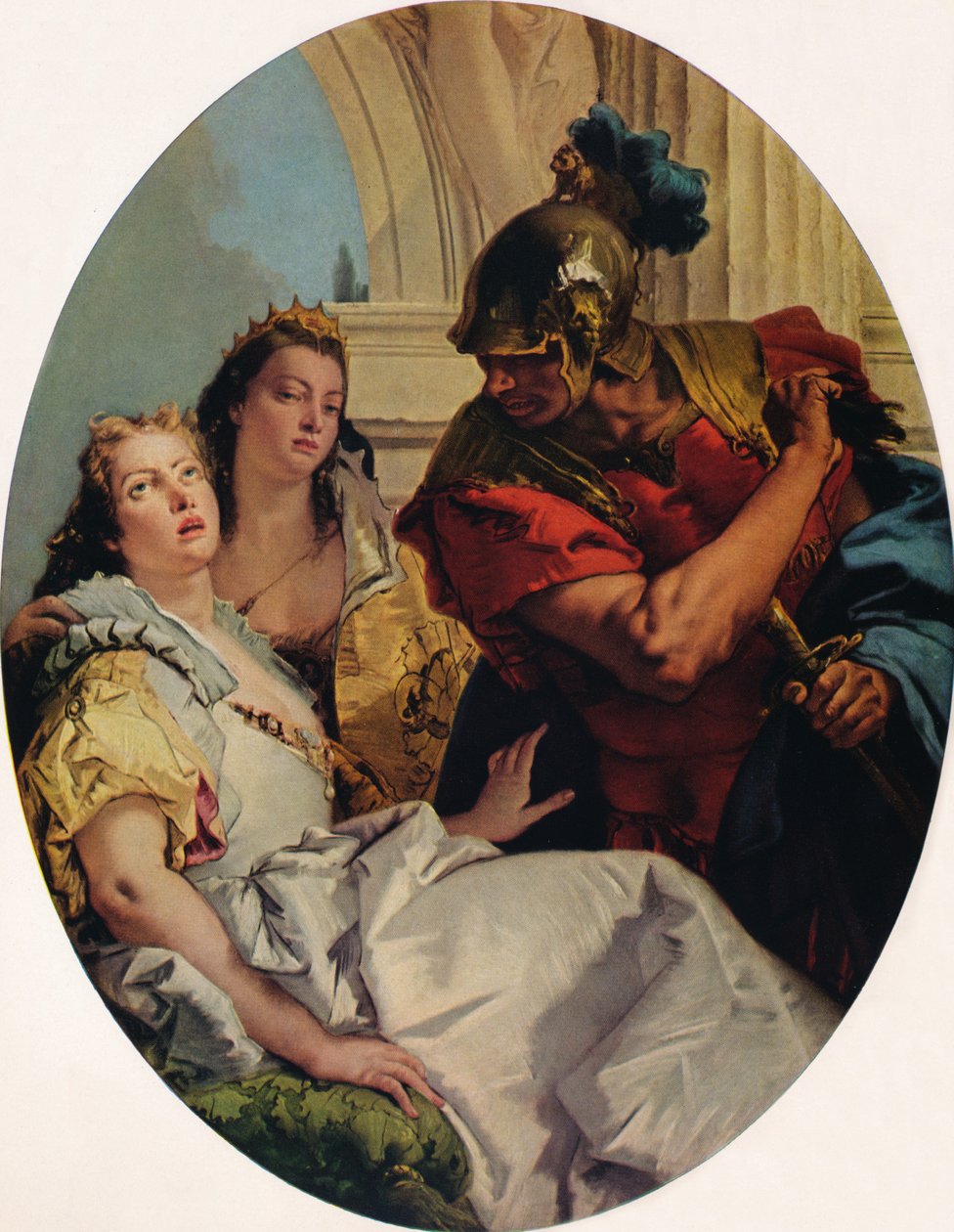 Scéna z dávné historie, c1750 od Giovanni Battista Tiepolo