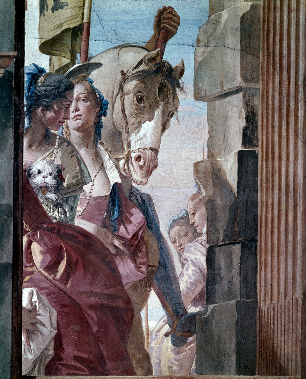 The Entourage of Cleopatra, 1746-47. od Giovanni Battista Tiepolo
