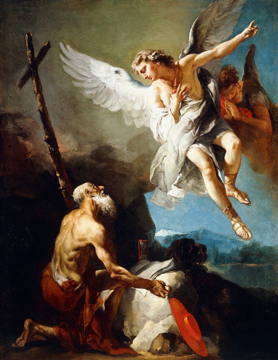 Vidění svatého Jeronýma, kolem 1720-22 od Giovanni Battista Tiepolo