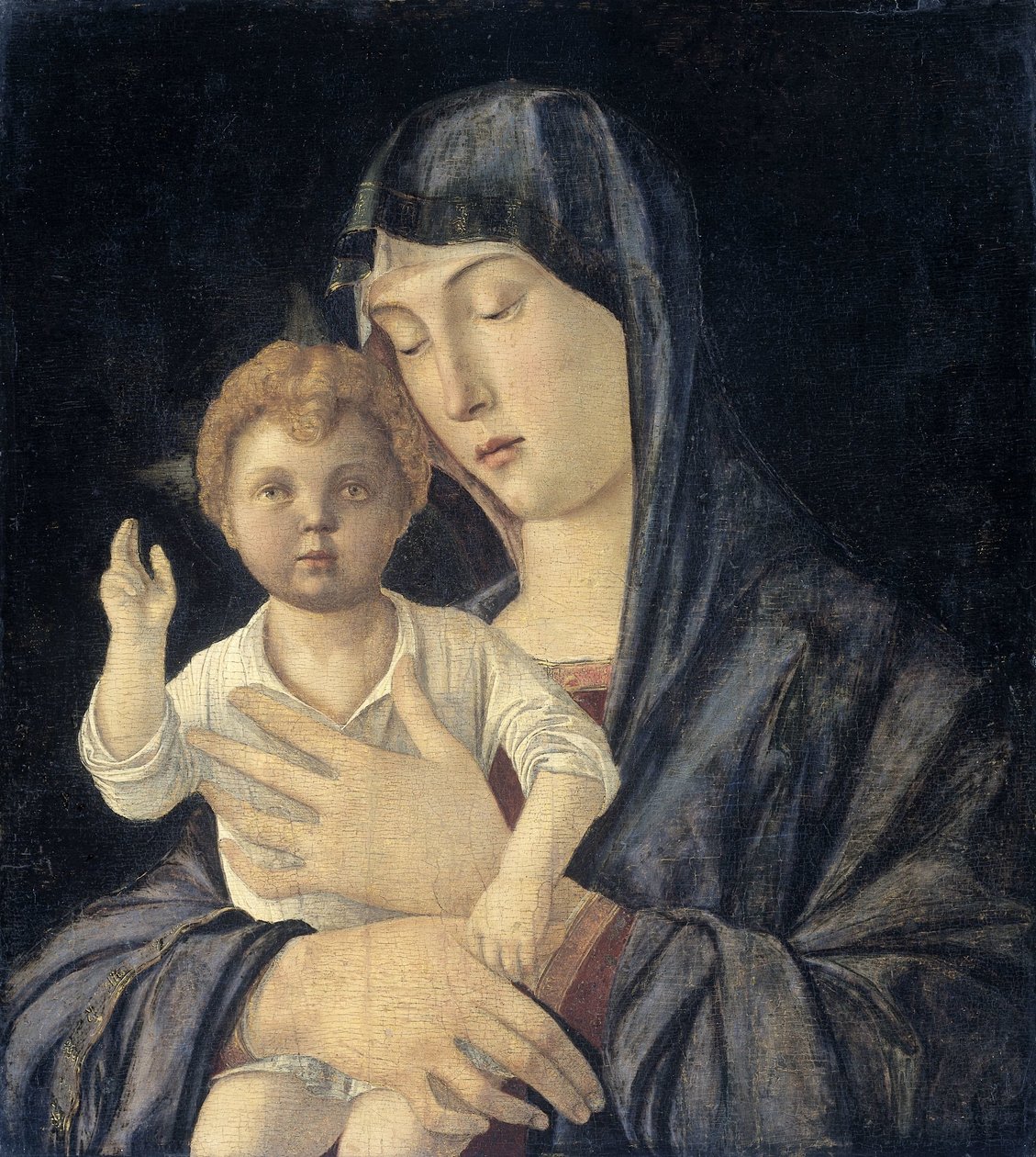 Madonna a dítě od Giovanni Bellini (attributed to)