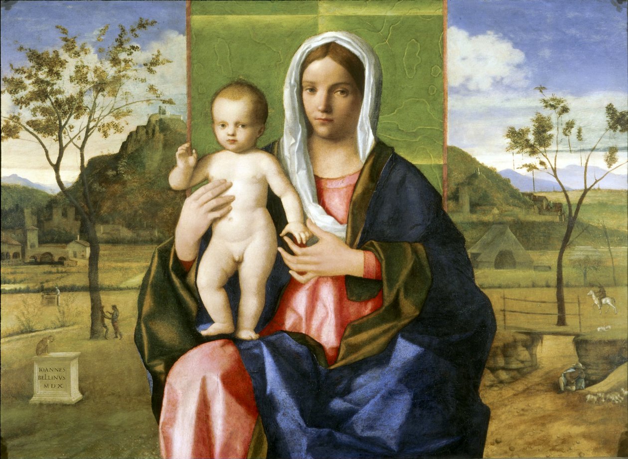Žehnání Madony s dítětem od Giovanni Bellini