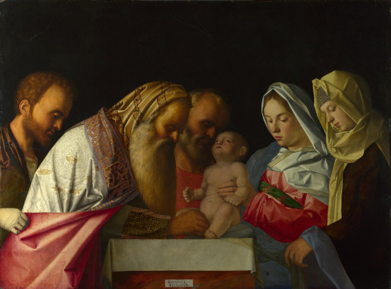 Obřízka, c. 1500 od Giovanni Bellini