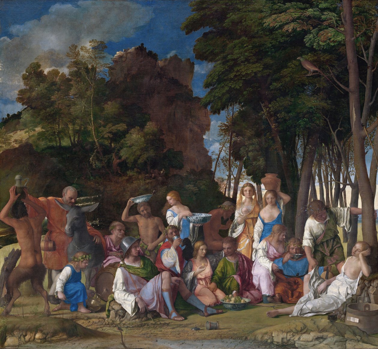 Svátek bohů od Giovanni Bellini