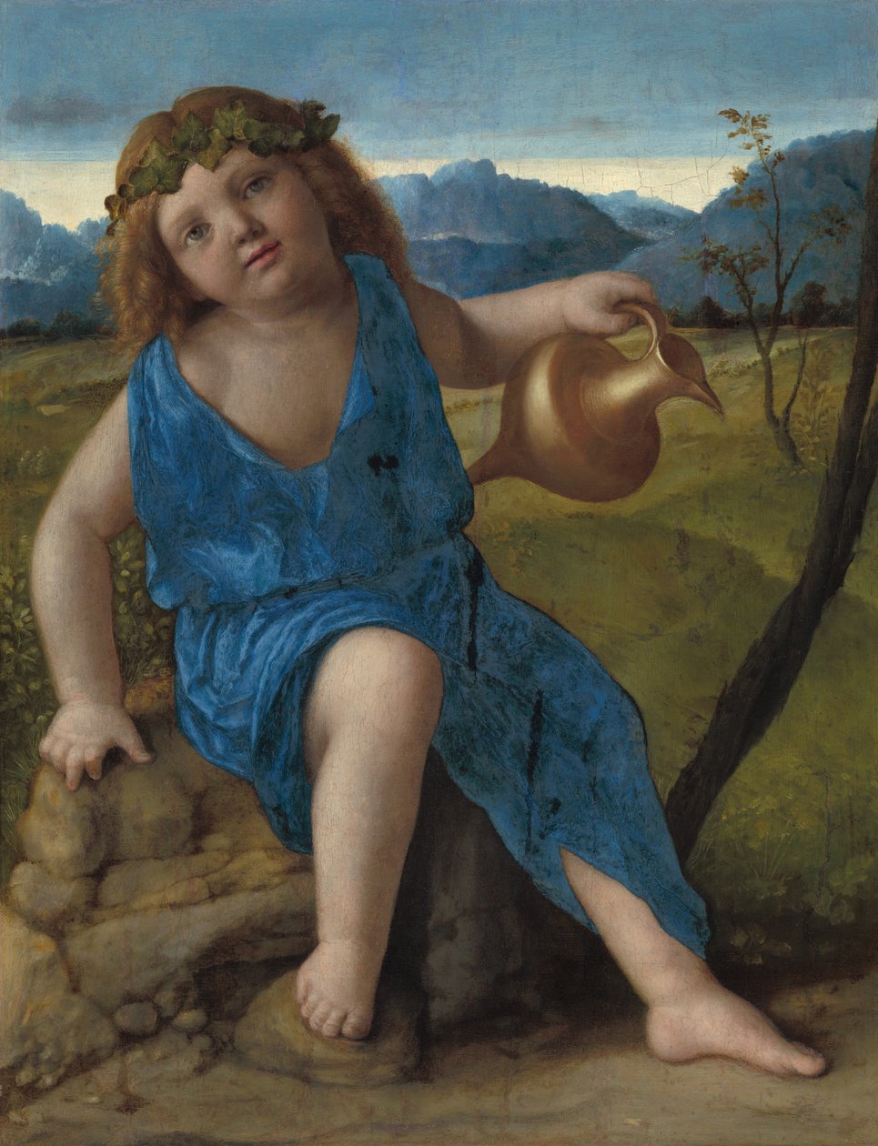 Dítě Bacchus od Giovanni Bellini