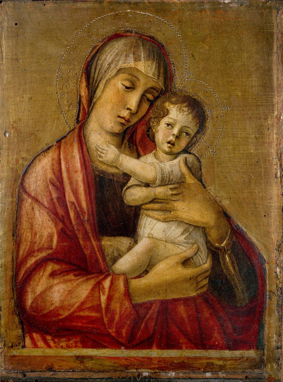 Panna a dítě, konec 1460-počátek 1470s od Giovanni Bellini