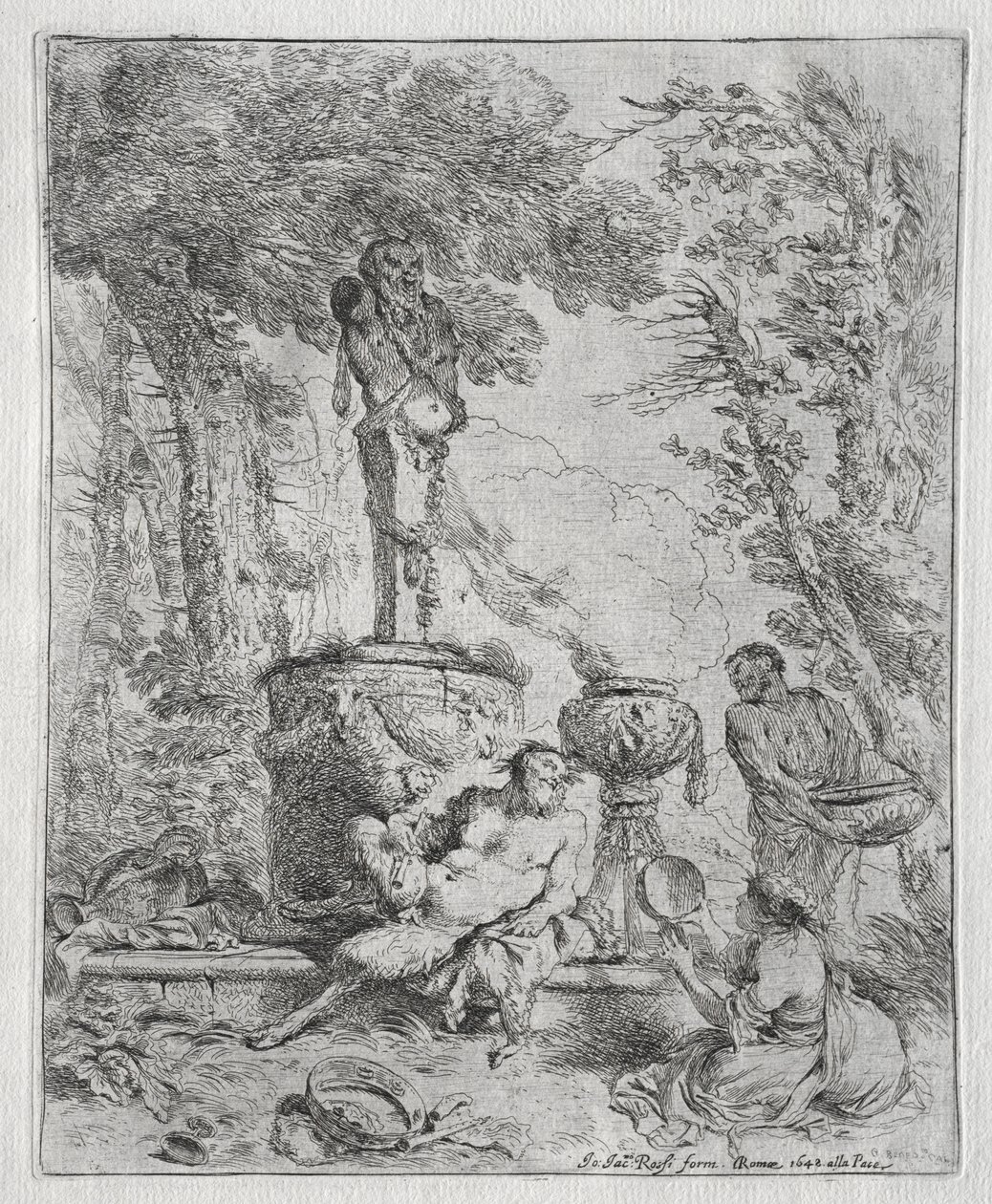 Fete of Pan, 1648. od Giovanni Benedetto Castiglione