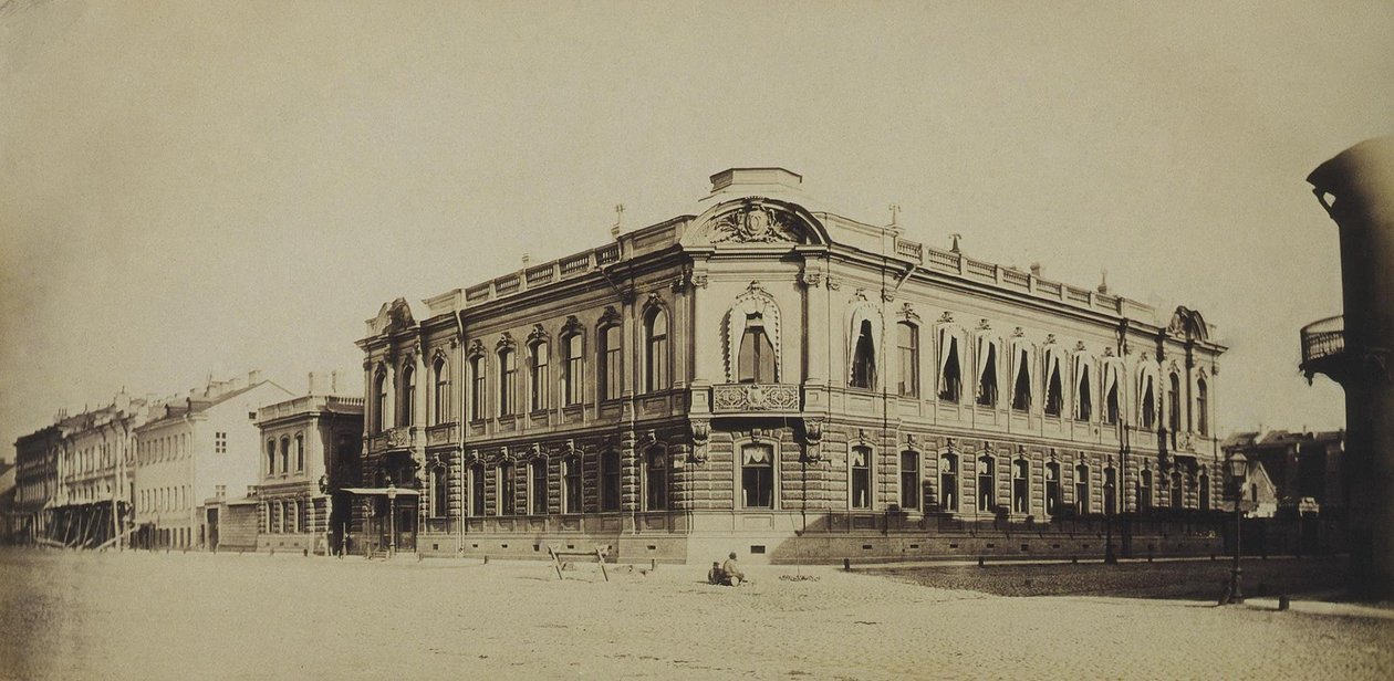 Palác Stroganov v Petrohradě, 1860 od Giovanni Bianchi