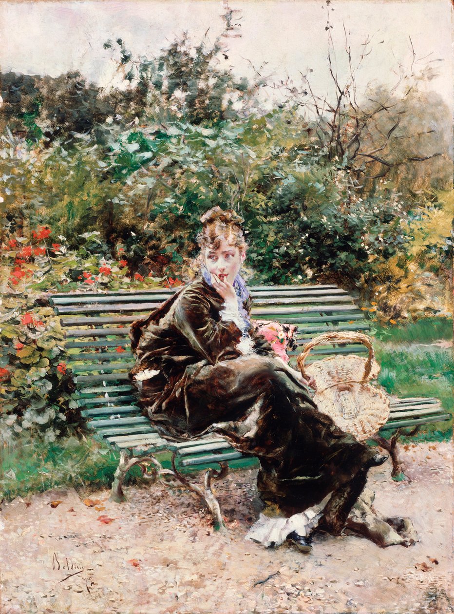Hyde park (olej na plátně od Giovanni Boldini