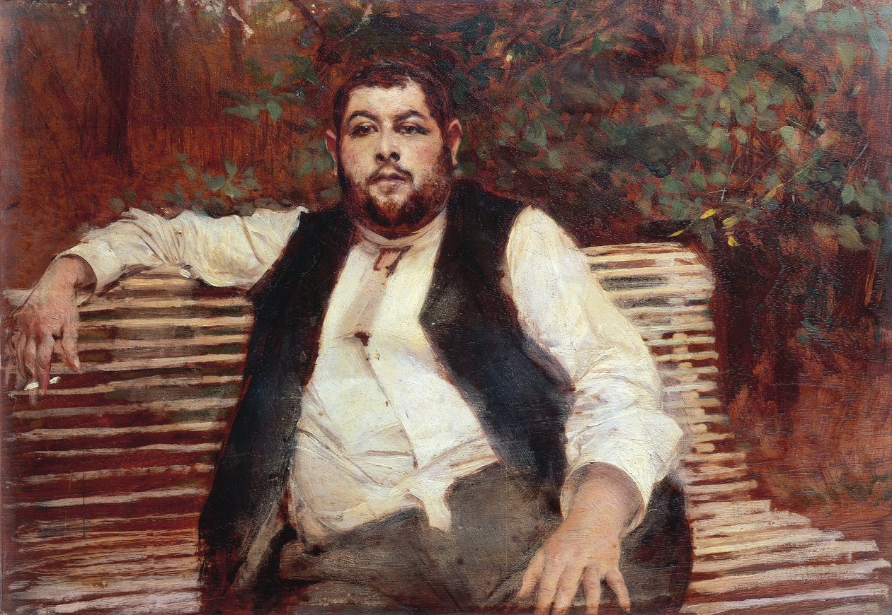 Itálie, Ferrara, Zahradník závoje-Picard od Giovanni Boldini