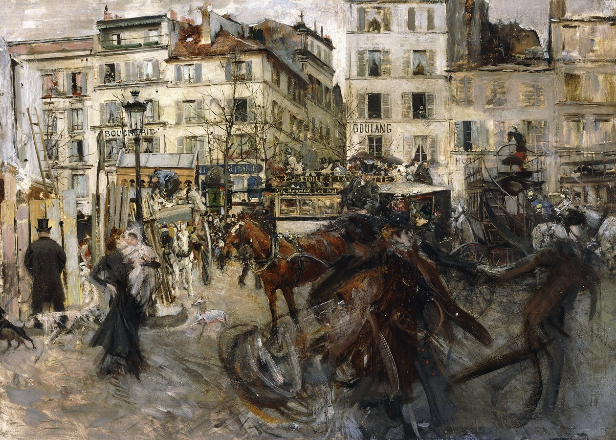 Place Pigalle, 1874 od Giovanni Boldini