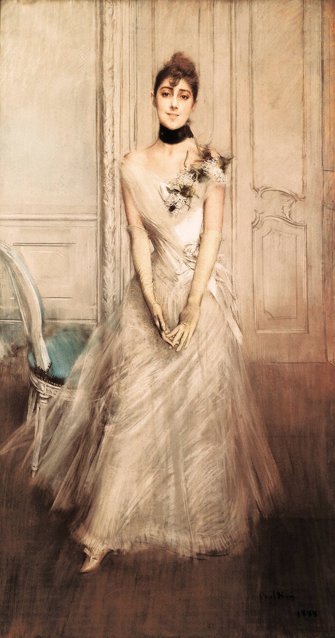 Portrét Emiliany Concha de Ossa od Giovanni Boldini