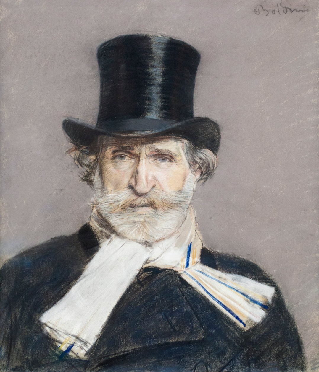 Portrét Giuseppe Verdiho od Giovanni Boldini