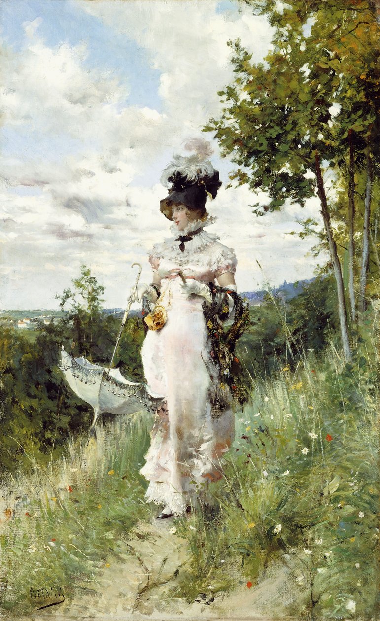 Letní procházka od Giovanni Boldini