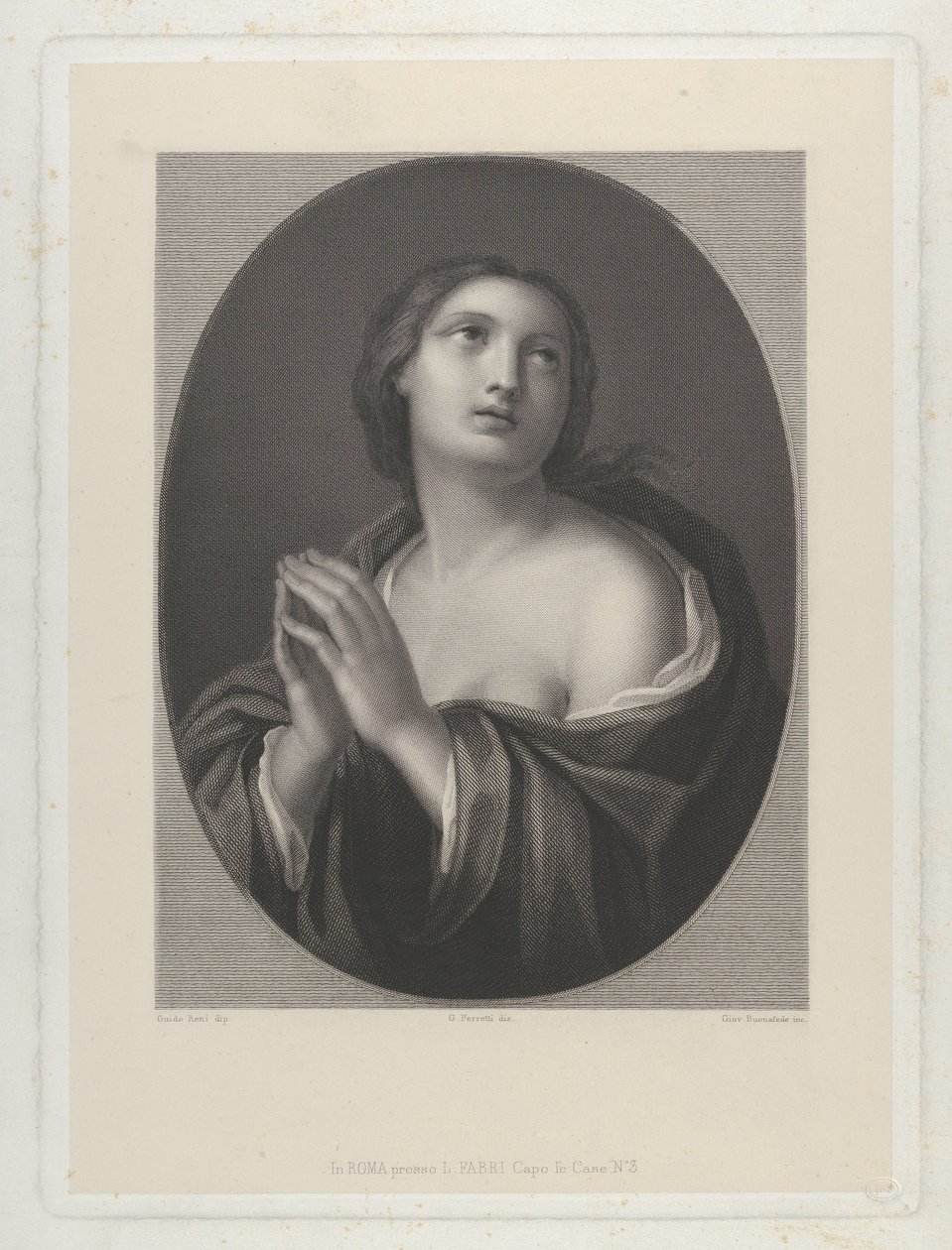 Ženská personifikace Hope..., ca. 1835-81. od Giovanni Buonafede