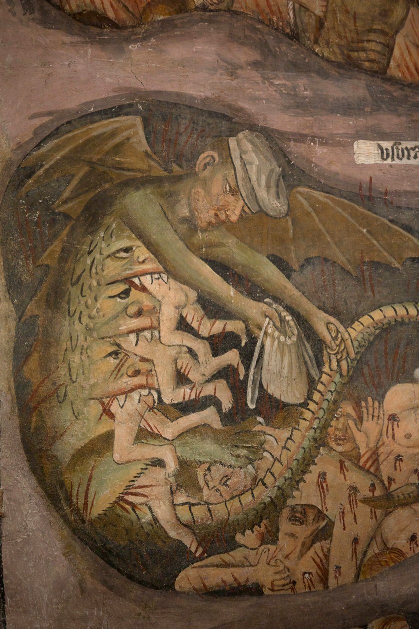 Last Judgment, c.1492 (detail of 3702475) od Giovanni Canavesio