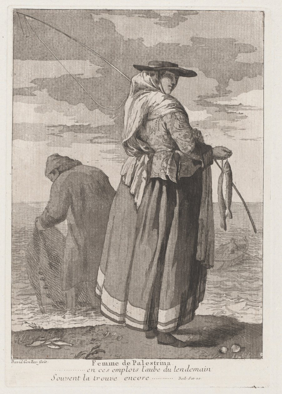 Femme de Palestrina (žena z Pellestrina) od Giovanni David