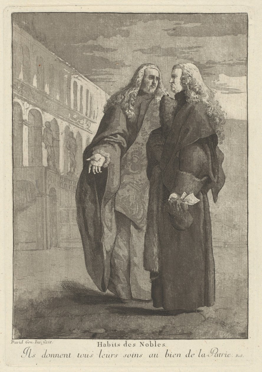 Habits des nobles (šaty šlechticů) od Giovanni David
