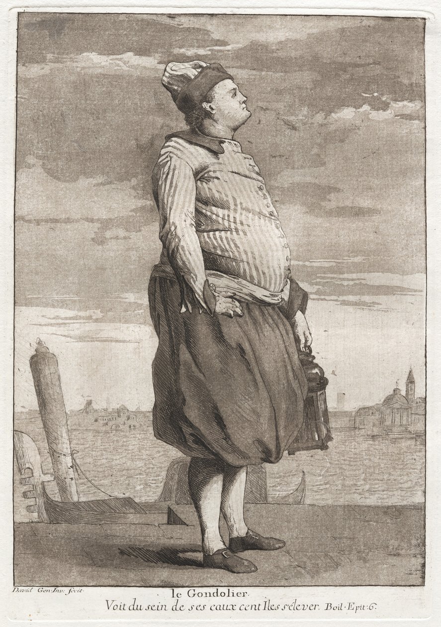 Le Gondolier (Gondoliér) od Giovanni David