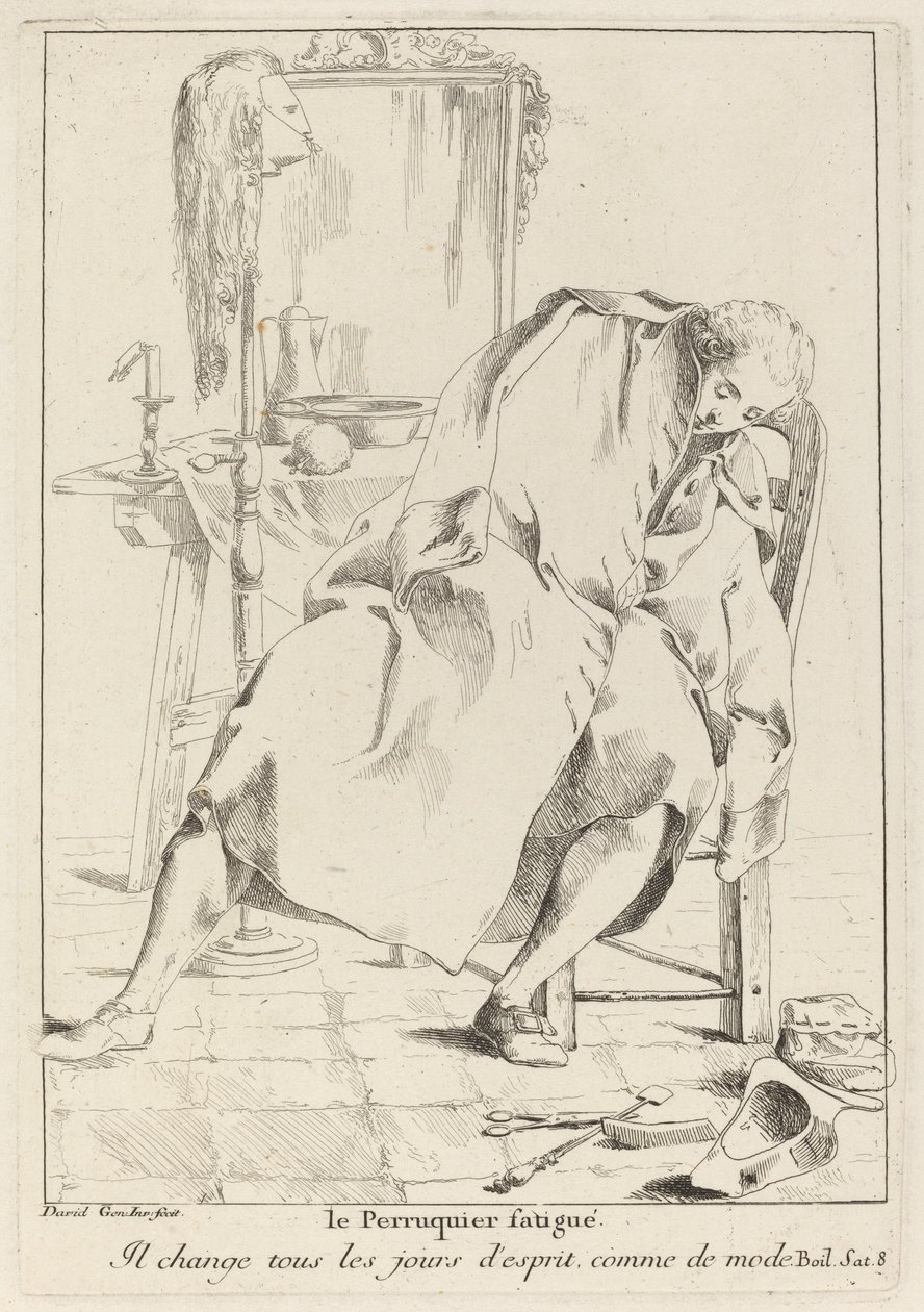 Unavený parukář od Giovanni David