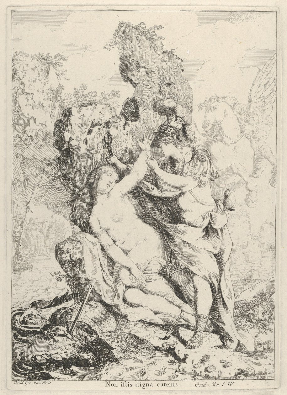 Perseus zachraňující Andromedu, 1775. od Giovanni David