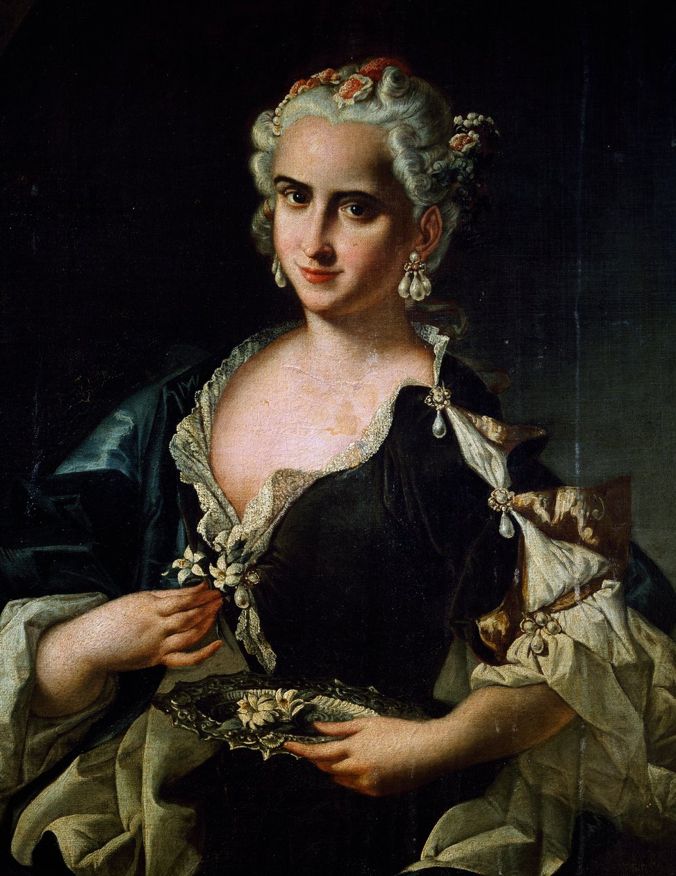 Portrét Angely Marie Piccinini od Giovanni Domenico Lombardi