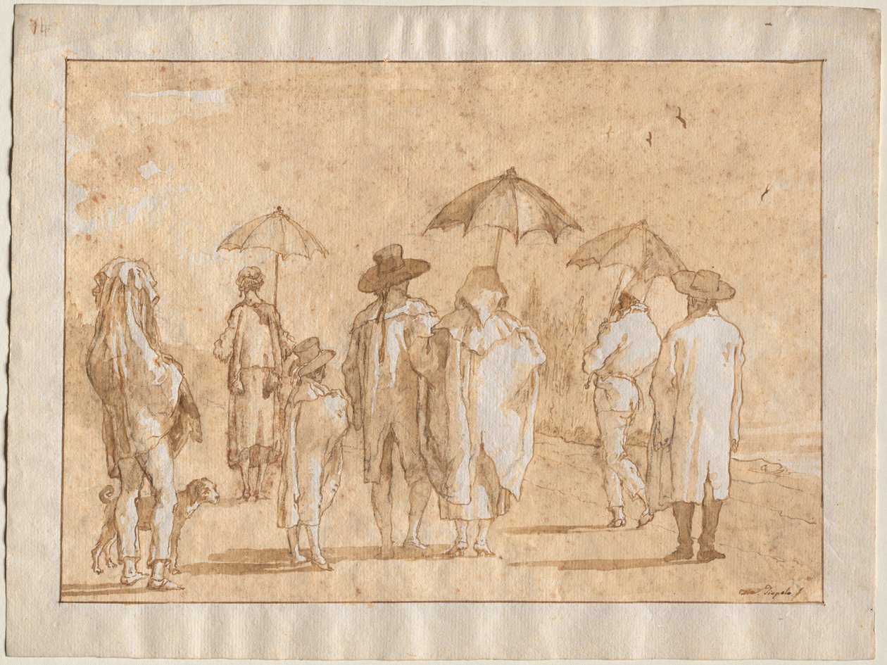 Jarní sprcha od Giovanni Domenico Tiepolo