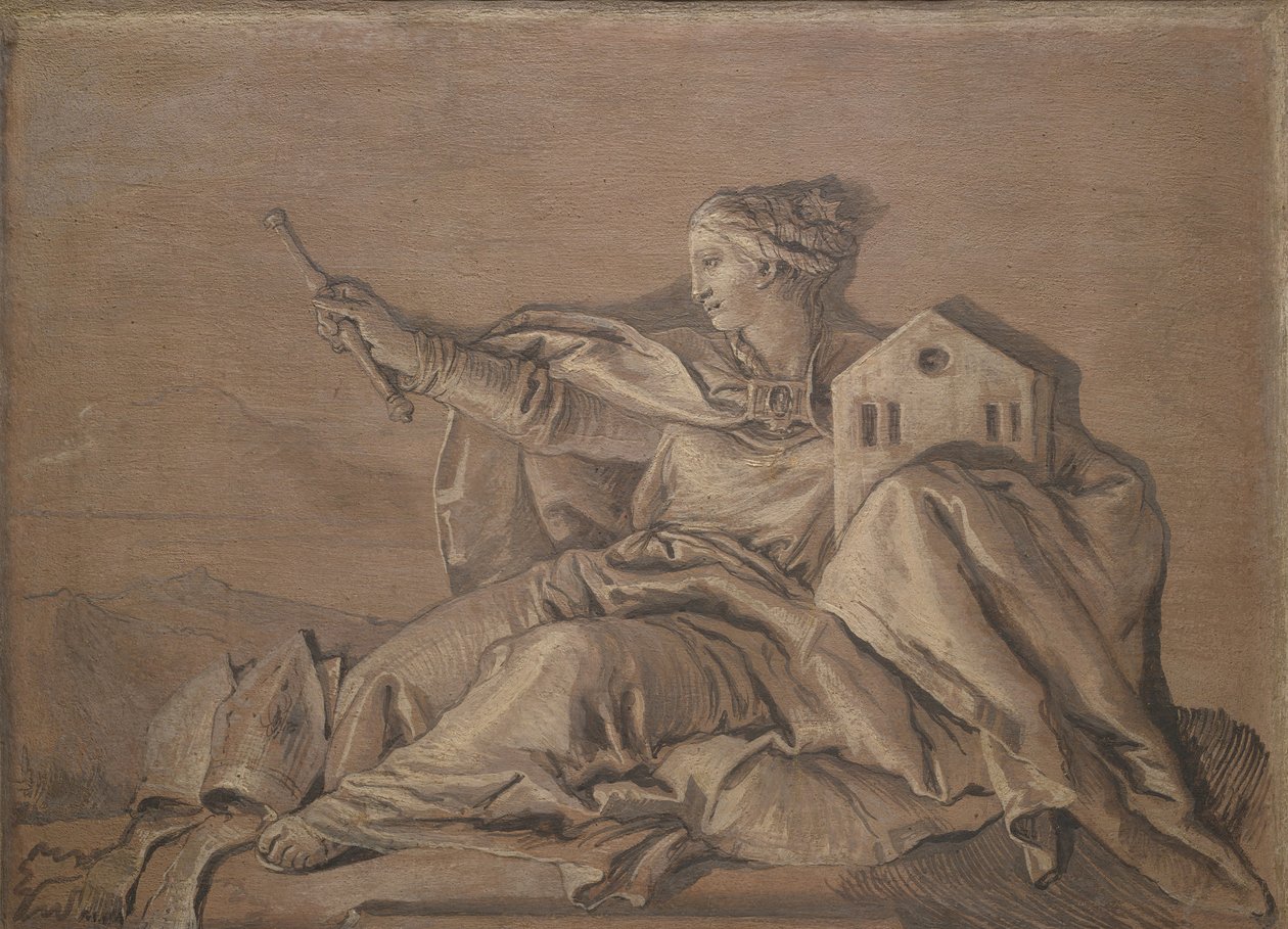 Evropa. od Giovanni Domenico Tiepolo