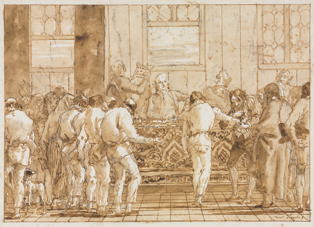 Proces, 90. léta 18. století. od Giovanni Domenico Tiepolo
