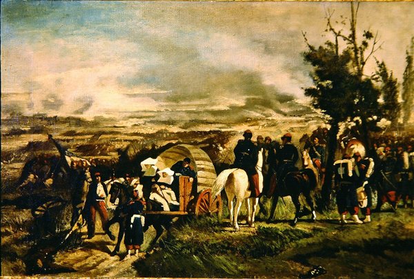 Bitva u Magenty, 1860 od Giovanni Fattori