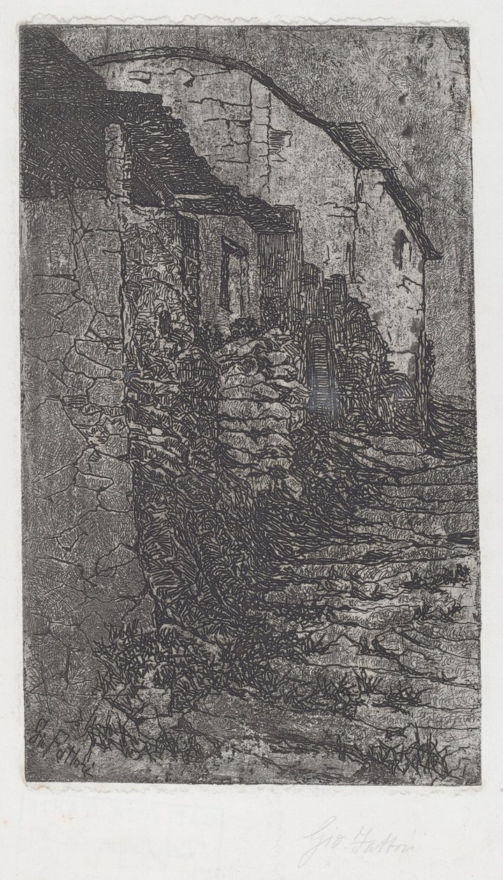 Bauco u Říma [Bauco u Říma] od Giovanni Fattori