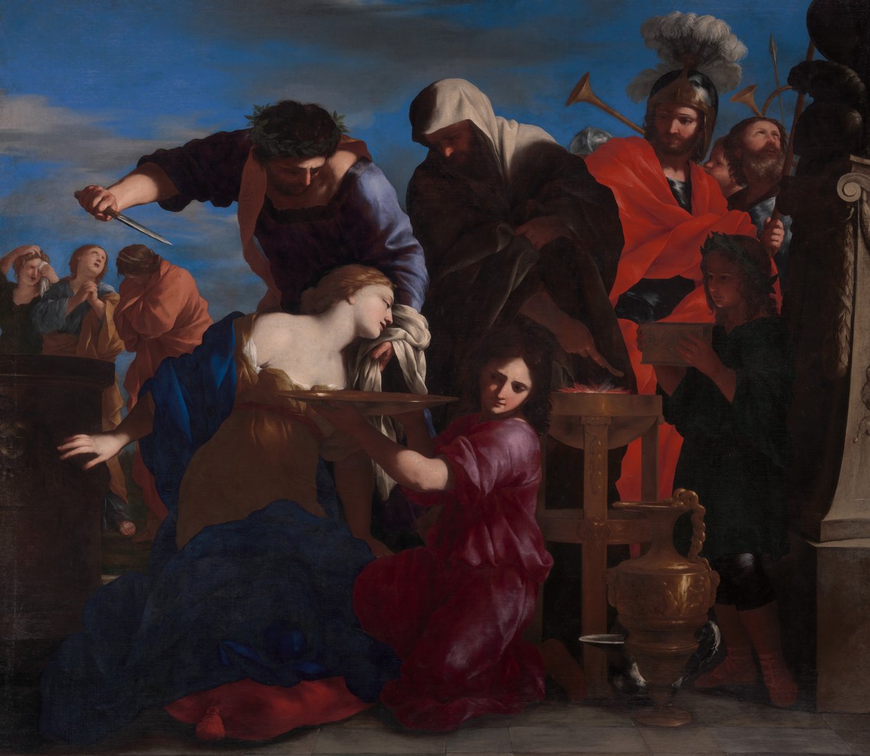 Oběť Polyxeny. od Giovanni Francesco Romanelli