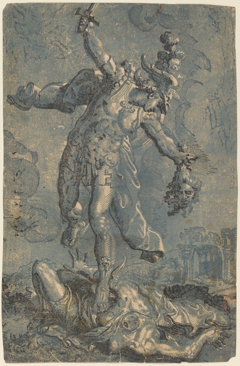 Perseus od Giovanni Gallo after Marco Pino