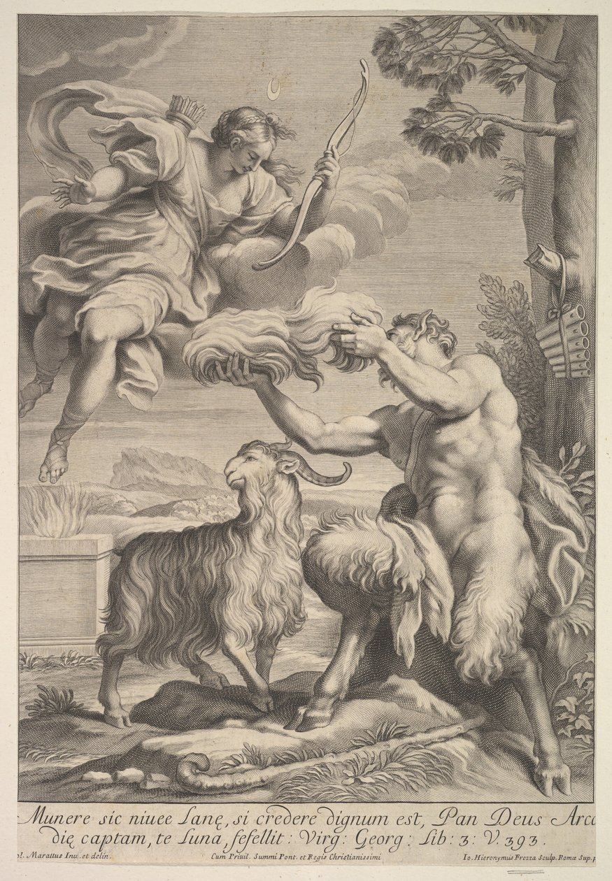 Pánev překazila Diana, 1675-1741. od Giovanni Girolamo Frezza