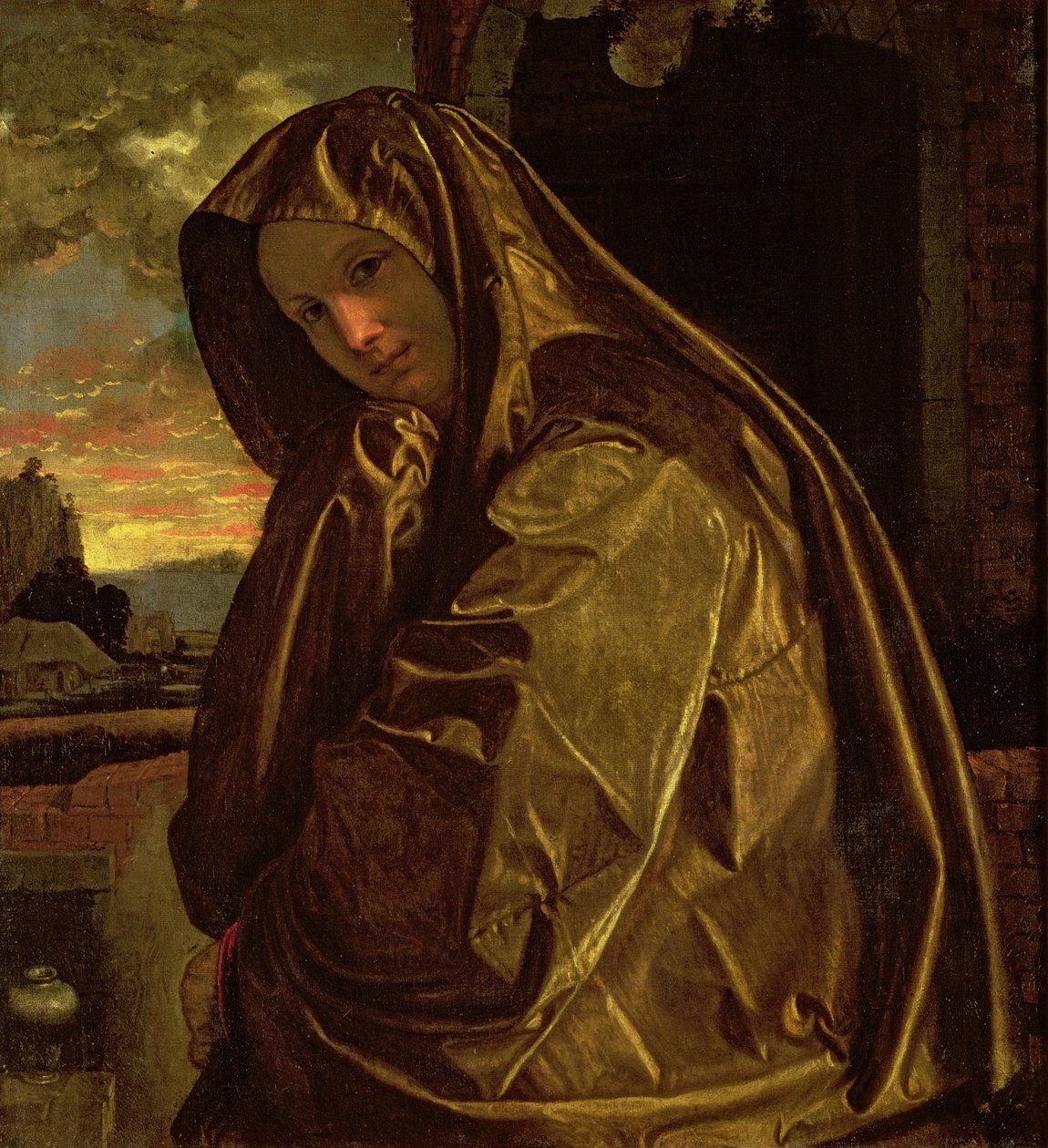 Svatá Máří Magdalena od Giovanni Girolamo Savoldo