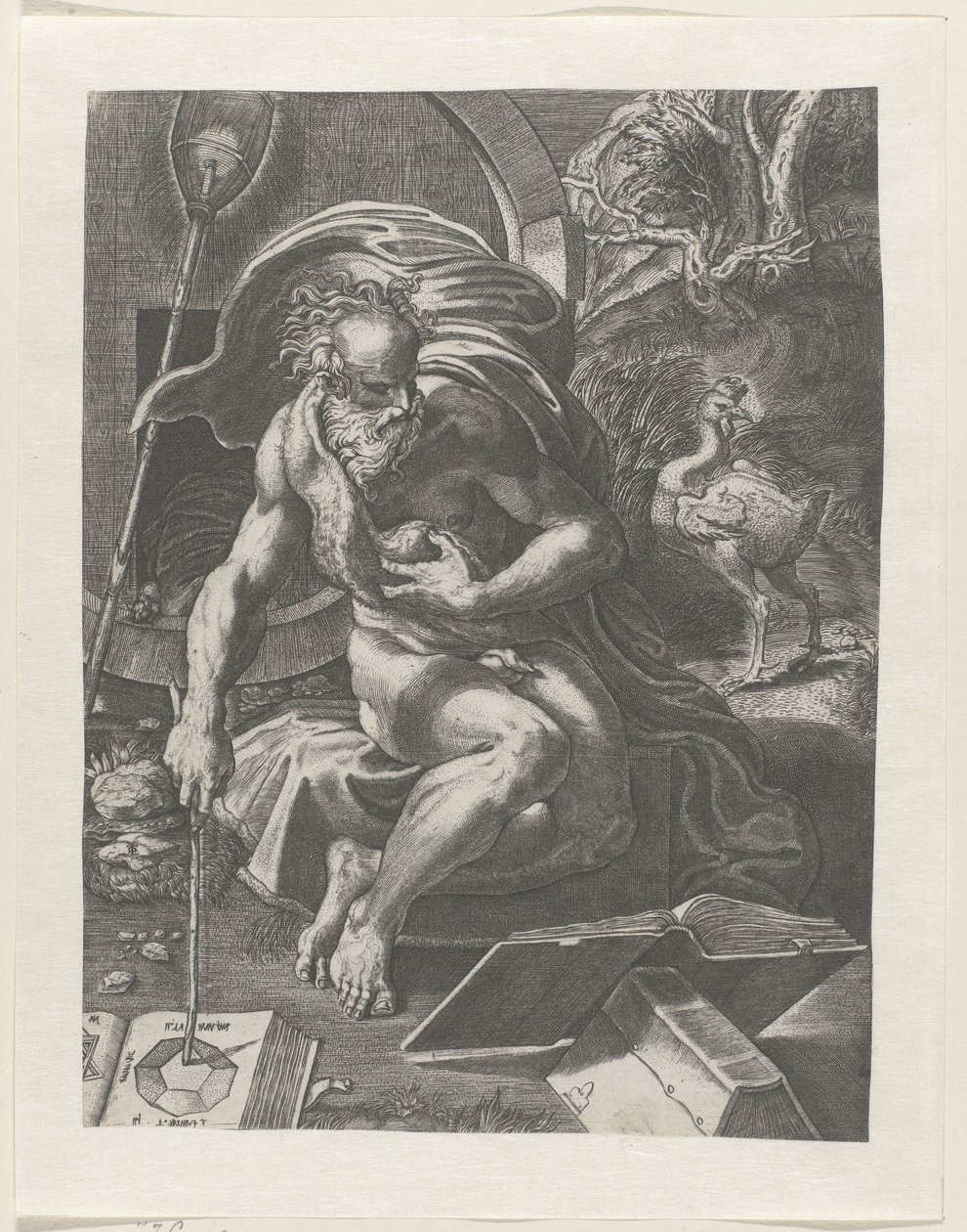 Diogenes od Giovanni Jacopo Caraglio (attributed to)