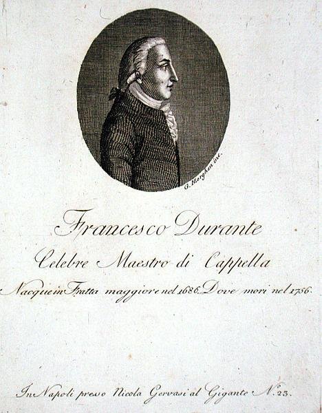 Francesco Durante (1686-1756) (rytina) od Giovanni Morghen