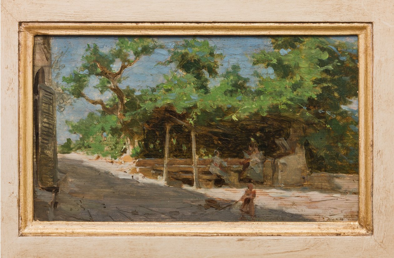 Pergola (olej na plátně) od Giovanni Muzzioli