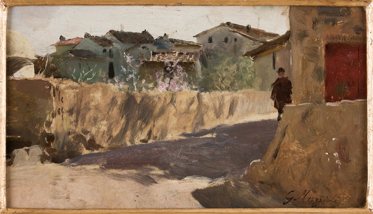 Toskánská krajina od Giovanni Muzzioli