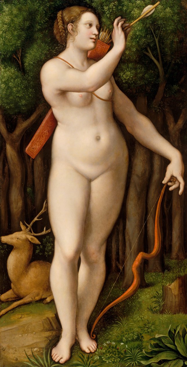 Lovkyně Diana. od Giovanni Pietro Rizzoli