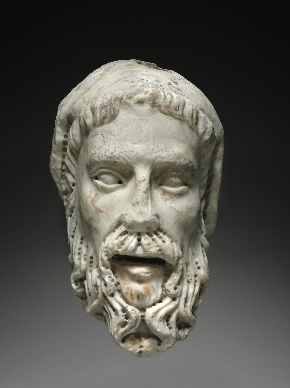 Hlava proroka, kolem 1300-1325 od Giovanni Pisano