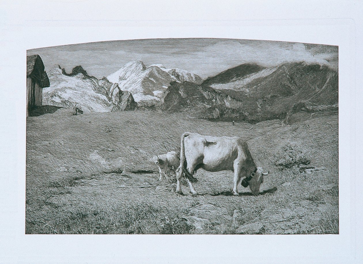 jarní pastviny od Giovanni Segantini