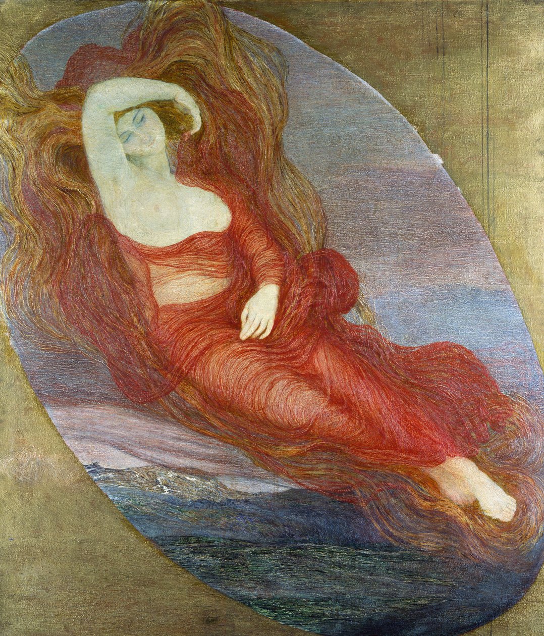 Bohyně lásky od Giovanni Segantini