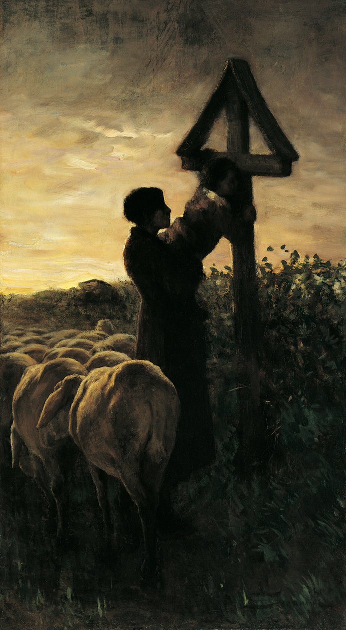 Kiss Cross, Giovanni Segantini (1858-1899) od Giovanni Segantini