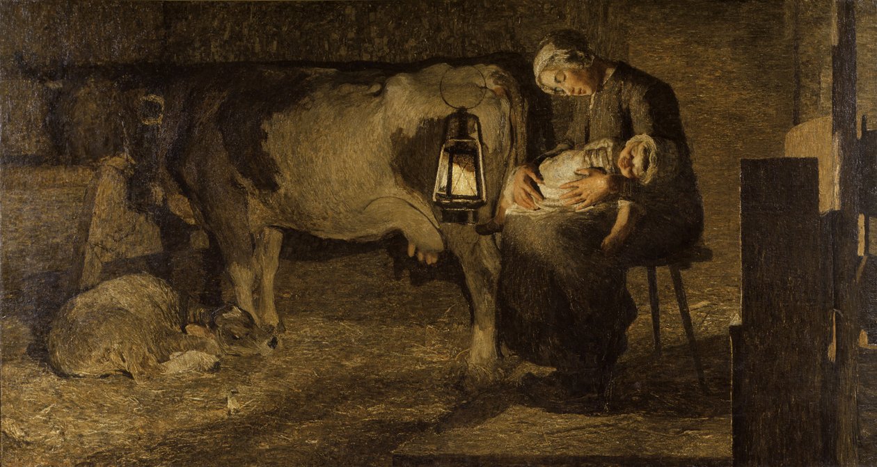 Le due madri Dvě matky, 1889. od Giovanni Segantini