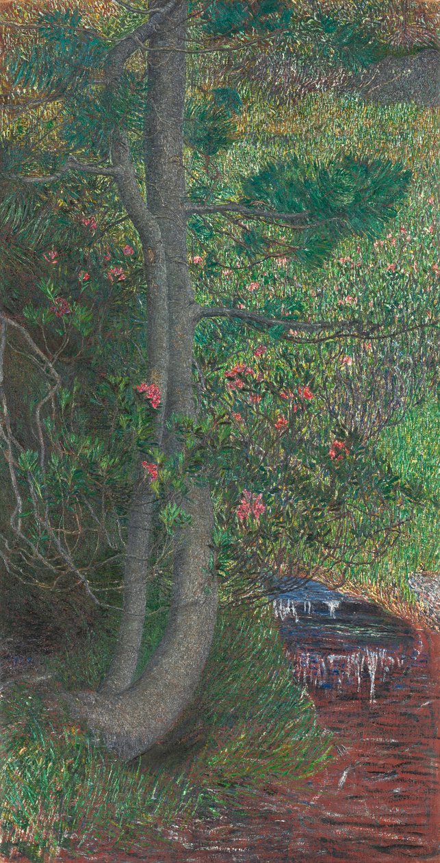 Borovice, asi 1897 (olej na látce) od Giovanni Segantini